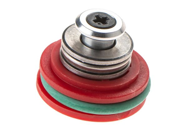 Ported Polycarbonate Piston Head Red