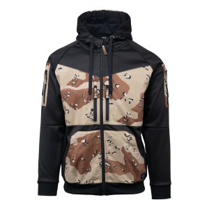 ROGUE Hoodie (FullZip) - Black/6 Color Desert ROGUE Hoodie (FullZip) - Black/6 Color Desert