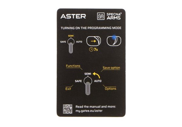 Specna Arms SA-X01 EDGE 2.0 GATE Aster Black