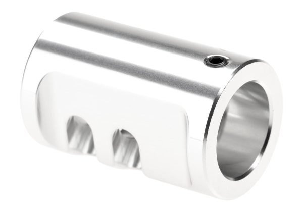 TTI Airsoft AAP01 Type-A Compensator 14mm CCW Silver