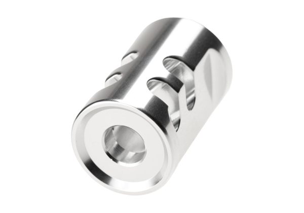 TTI Airsoft AAP01 Type-A Compensator 14mm CCW Silver