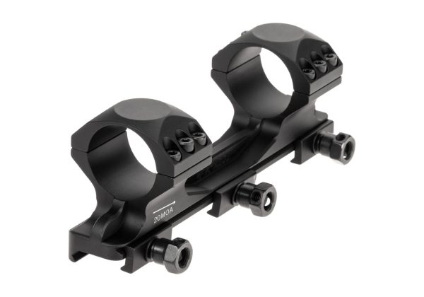 Vector Optics 30mm X-Accu One Piece 20 MOA Med Picatinny Mount Black