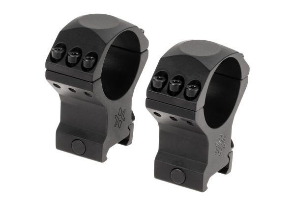 Vector Optics 34mm X-Accu High Profile Picatinny Rings Black