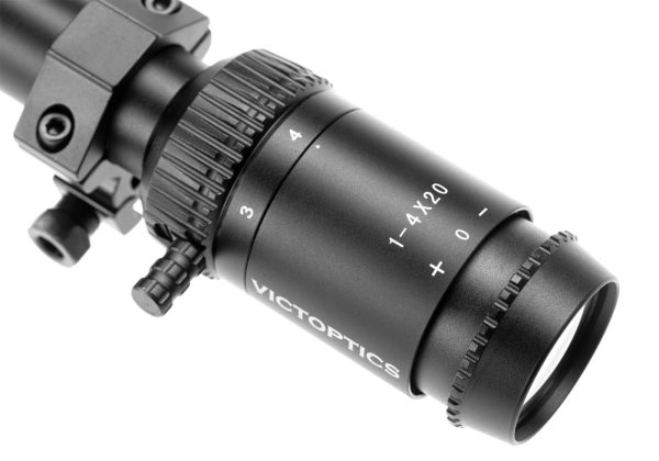 VictOptics X4 1-4x20 Scope Black