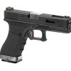 WE G-Force 17 BK Silver Barrel Metal Version GBB Black