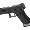 WE G-Force 17 BK Silver Barrel Metal Version GBB Black