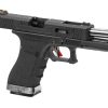 WE G-Force 17 BK Silver Barrel Metal Version GBB Black