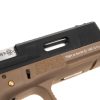 WE G-Force 17 BK Silver Barrel Metal Version GBB Desert