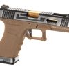 WE G-Force 17 SV Gold Barrel Metal Version GBB Desert