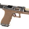 WE G-Force 17 SV Gold Barrel Metal Version GBB Desert