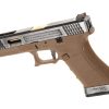 WE G-Force 17 SV Gold Barrel Metal Version GBB Desert