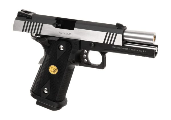 WE Hi-Capa 4.3 OPS Full Metal GBB Silver