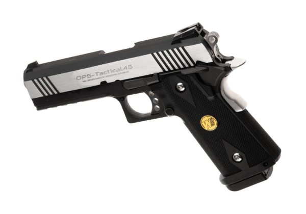 WE Hi-Capa 4.3 OPS Full Metal GBB Silver