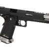 WE Hi-Capa 6 Force A Silver Barrel Full Metal GBB Black