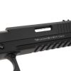 WE Hi-Capa 6 Force A Silver Barrel Full Metal GBB Black