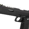WE Hi-Capa 6 Force A Silver Barrel Full Metal GBB Black