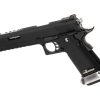 WE Hi-Capa 6 Force A Silver Barrel Full Metal GBB Black