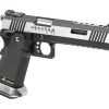 WE Hi-Capa 6 Force A Silver Barrel Full Metal GBB Dual Tone