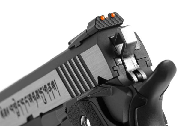 WE Hi-Capa 6 Force A Silver Barrel Full Metal GBB Dual Tone