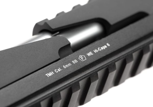 WE Hi-Capa 6 T-Rex Customs Titanium Barrel Full Metal GBB Black