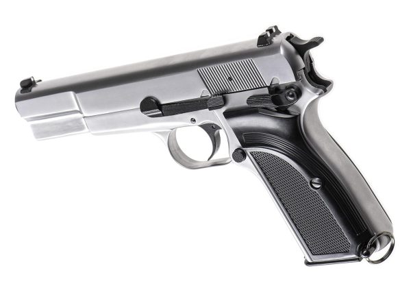 WE Hi-Power Mk3 Full Metal GBB Silver