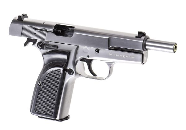 WE Hi-Power Mk3 Full Metal GBB Silver