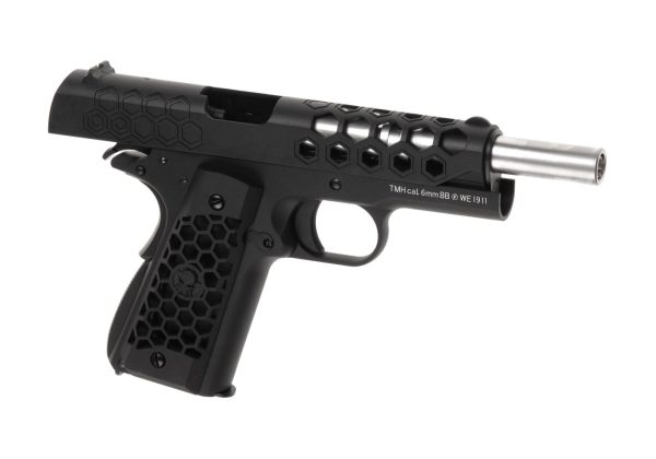 WE M1911 Hex Cut Full Metal GBB Black