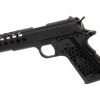 WE M1911 Hex Cut Full Metal GBB Black