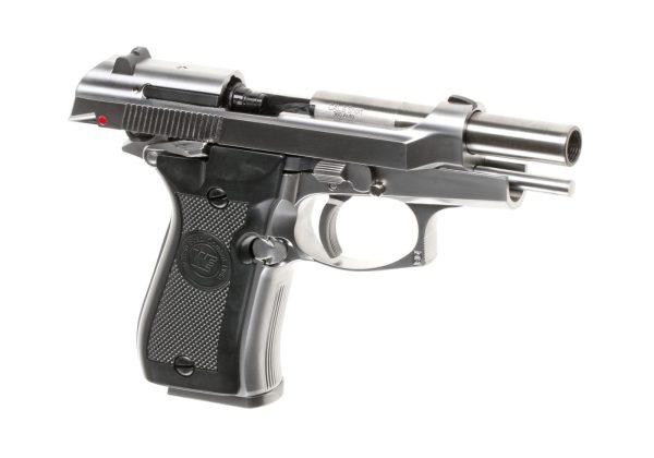 WE M84 Full Metal GBB Silver