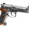 WE M92 Samurai Edge Biohazard Full Metal GBB Silver