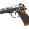 WE M92 Samurai Edge Biohazard Full Metal GBB Silver
