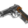 WE M92 Samurai Edge Biohazard Full Metal GBB Silver