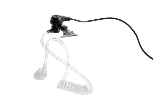 Z-Tactical FBI Style Acoustic Headset Motorola 1-Pin Connector Black