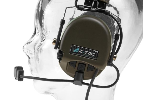 Z-Tactical Tier 1 Headset Military Standard Plug Foliage Green