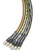 MANCRAFT HPA Hose MICRO DUAL QD 4 mm with Braid (106 cm) - Green