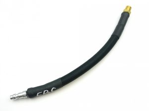 EPeS IGL HPA S&F Braided Hose, 20 cm, QD Foster + 1/8 NPT - NERO Black