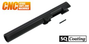 GUARDER Steel Barrel for MARUI M92F Military (Black)