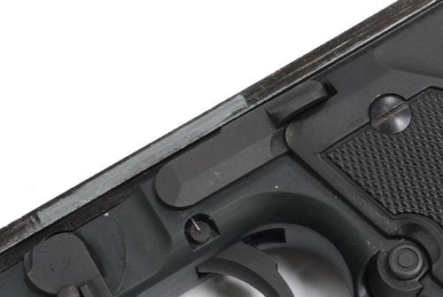 GUARDER Steel Slide Stop for MARUI M92F Military (Black)