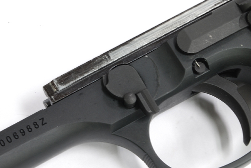 GUARDER Steel Disassembling Latch for MARUI M92F Military (Black)