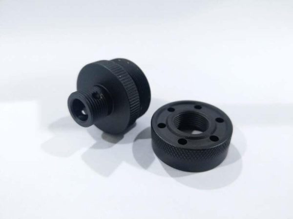 ML 2in1 Suppressor Adapter for VSR and Cylinder Head Tool, 14- mm CCW - Black MAPLE LEAF ML 2in1 Suppressor Adapter for VSR and Cylinder Head Tool, 14- mm CCW - Black