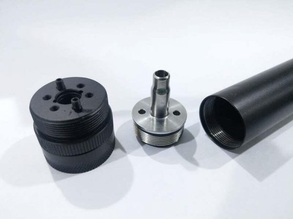 ML 2in1 Suppressor Adapter for VSR and Cylinder Head Tool, 14- mm CCW - Black MAPLE LEAF ML 2in1 Suppressor Adapter for VSR and Cylinder Head Tool, 14- mm CCW - Black