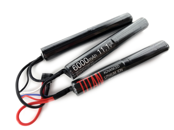 TITAN Li-Ion Battery 11.1V / 6000mAh, 30C (T-Dean) – Crane (132 mm) TITAN Li-Ion Battery 11.1V / 6000mAh, 30C (T-Dean) – Crane (132 mm)