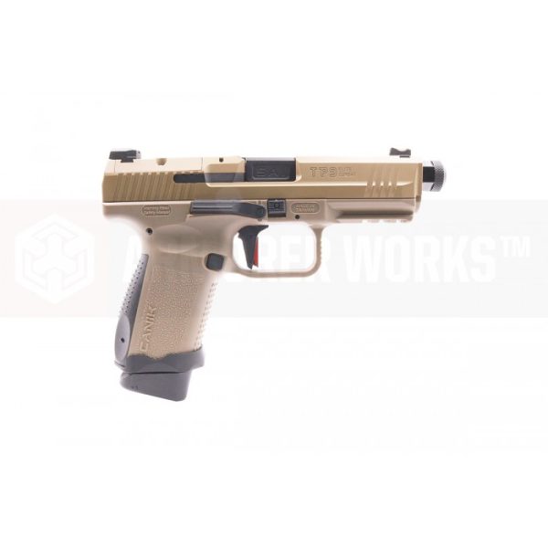 Cybergun CANiK SAI TP9 Elite Combat - FDE Cybergun pistola green gas CANiK SAI TP9 Elite Combat - tan FDE