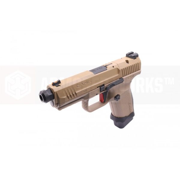 Cybergun CANiK SAI TP9 Elite Combat - FDE Cybergun pistola green gas CANiK SAI TP9 Elite Combat - tan FDE