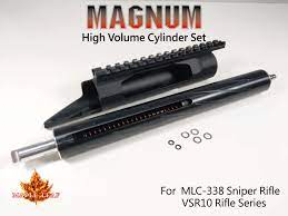 ML MAGNUM High Volume Cylinder Set For VSR Sniper Rifle - Black ML MAGNUM High Volume Cylinder Set For VSR Sniper Rifle - Black