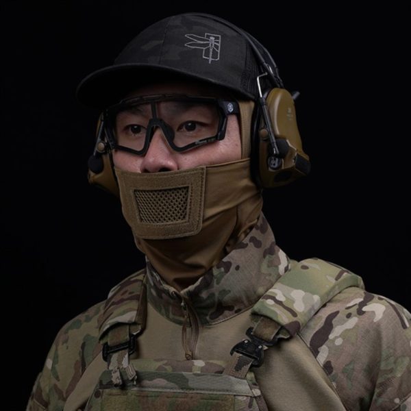 WOSPORT passamontagna protettivo WST Knight Balaclava with Teeth Guard – Tan
