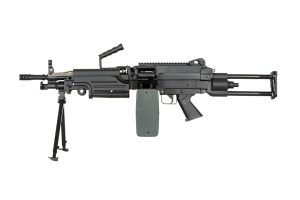 SPECNA ARMS SA mitragliatrice leggera M249 PARA Airsoft LMG (SA-249 CORE™ X-ASR) – Black