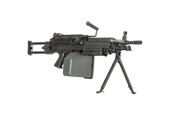 SPECNA ARMS SA mitragliatrice leggera M249 PARA Airsoft LMG (SA-249 CORE™ X-ASR) – Black
