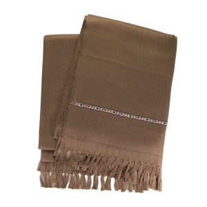 Coprispalle talebano Traditional Cotton Throw PATOO – marrone Brown