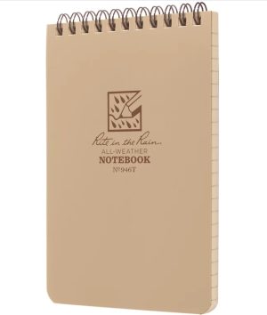 RITE Waterproof POCKET NOTEBOOK (101 × 152 mm) – Tan